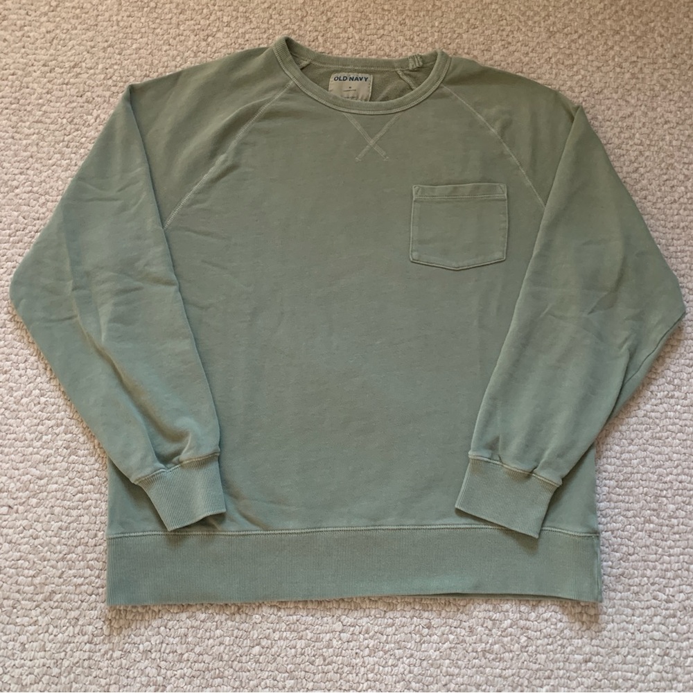 Old Navy Green Terry Sweatshirt
